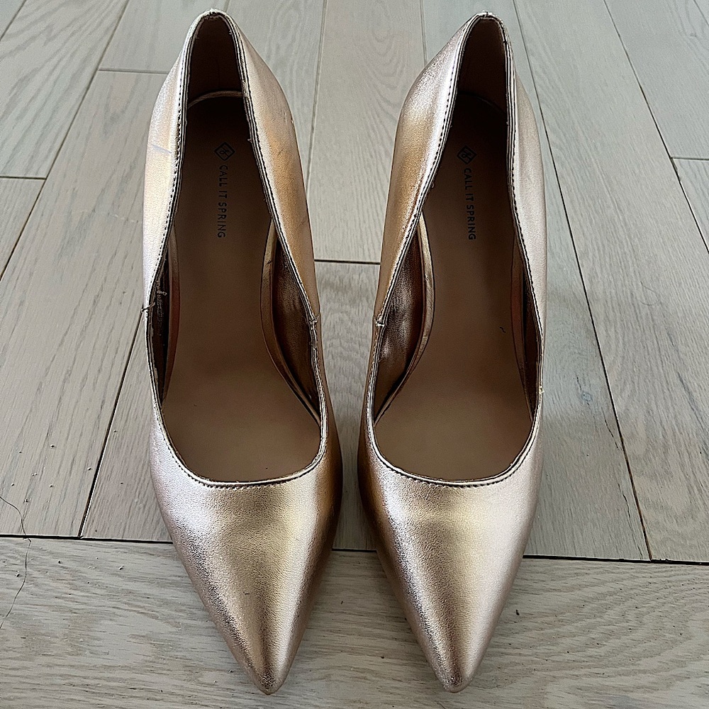 Call if spring gold heels